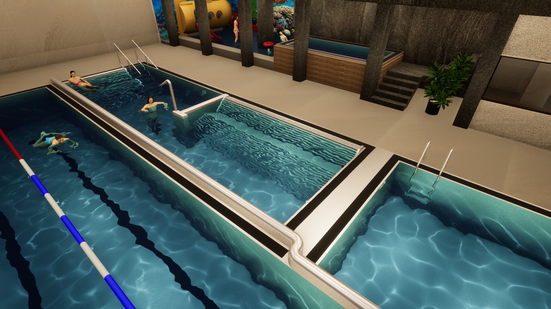 zdjęcie wizualizacji przebudowy krytej pływalni ROSIR w Rzeszowie